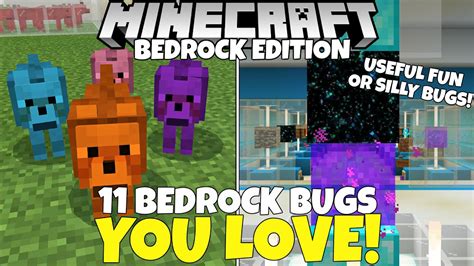 bug minecraft|minecraft bugs bedrock.